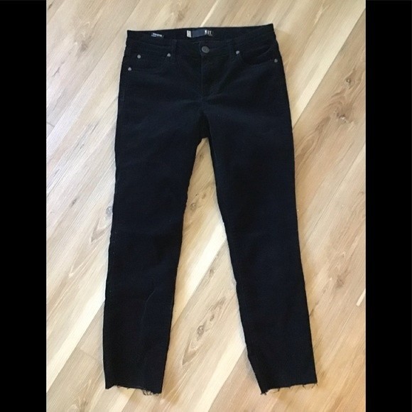 KUT from Kloth Catherine Boyfriend Black Cords 4 - Picture 2 of 6